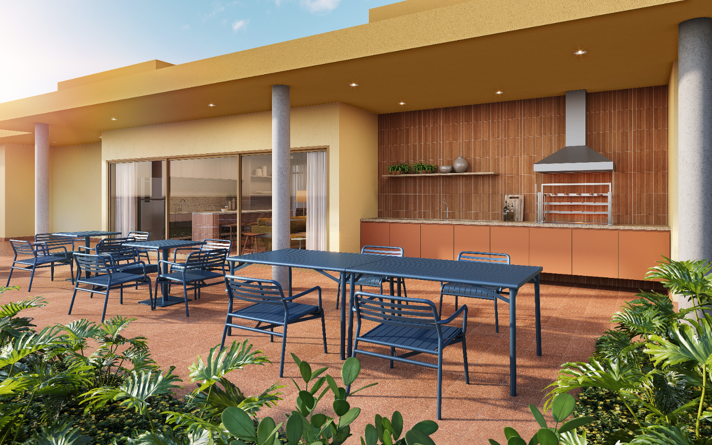 Churrasqueira e espaço gourmet - Erê Residencial