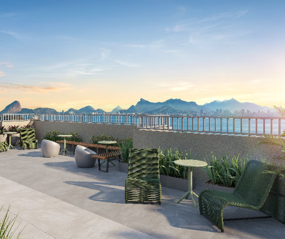 Perspectiva do The Pier Residencial - Niterói